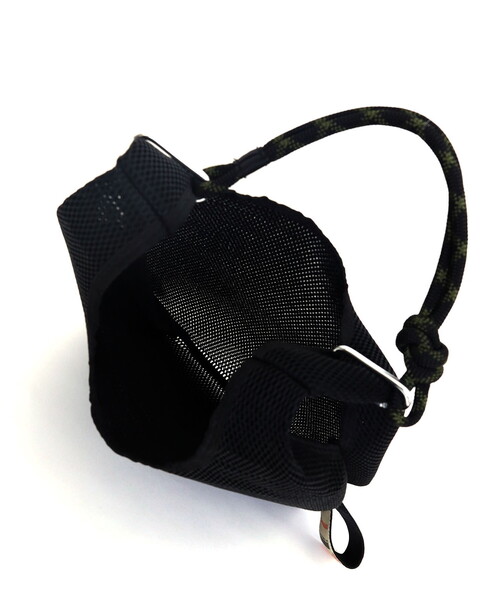 COOCO(クーコ)の「オリジナルテープハンドル×メッシュ素材マルシェ型ショルダーバッグ/A4対応(ショルダーバッグ・レディース・ホワイト/ブルー/グレー/ブラック・FREE)」の19枚目の写真