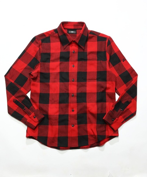 TMT（ティーエムティー）の「バッファローチェックシャツ（シャツ/ブラウス・メンズ・ブルー/グレー/ホワイト/レッド・MEDIUM/LARGE/X-LARGE）」の4枚目の写真