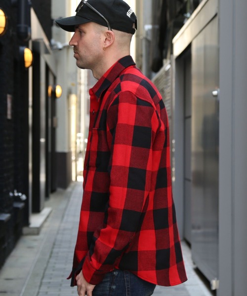 TMT（ティーエムティー）の「バッファローチェックシャツ（シャツ/ブラウス・メンズ・ブルー/グレー/ホワイト/レッド・MEDIUM/LARGE/X-LARGE）」の8枚目の写真