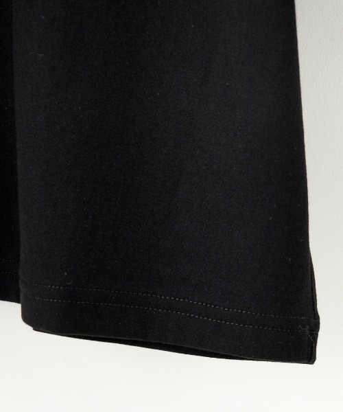 mizuiroind（ミズイロインド）の「[mizuiro ind/ミズイロインド] ドレープスリーブ 5分丈Tシャツ（Tシャツ/カットソー・レディース・ダークグレー/オフホワイト/ブラック・F）」の19枚目の写真