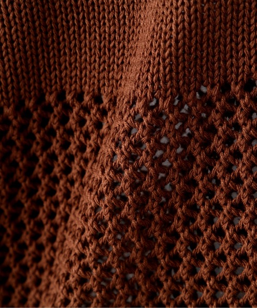 AVIREX(アヴィレックス)の「《直営店限定》MACRAME RIBBON KNIT CARDIGAN/マクラメリボンニットカーディガン(カーディガン/ボレロ・レディース・ブラック/オフホワイト/ブラウン・F)」の16枚目の写真