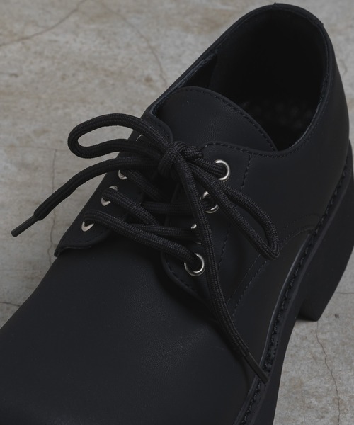 yase Derby Shoes ダービーシューズ　韓国 ボリュームソールレースアップスニーカー ダービーシューズ