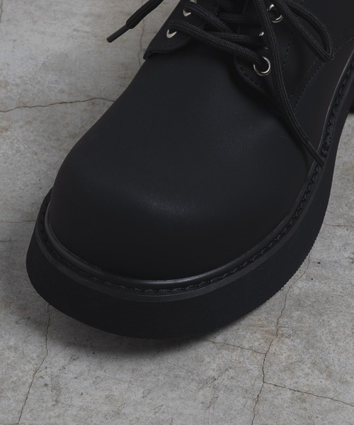 DOOPZ(ドープス)の「Volume Toe Derby Shoes / ボリュームトゥダービーシューズ(ドレスシューズ・メンズ・ブラック・41/42/43)」の6枚目の写真