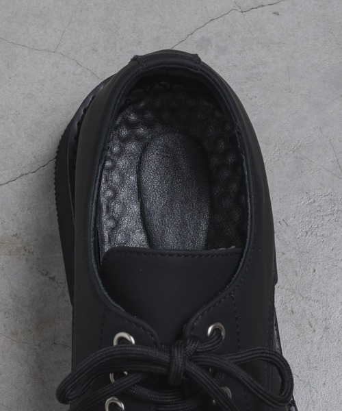 DOOPZ(ドープス)の「Volume Toe Derby Shoes / ボリュームトゥダービーシューズ(ドレスシューズ・メンズ・ブラック・41/42/43)」の9枚目の写真