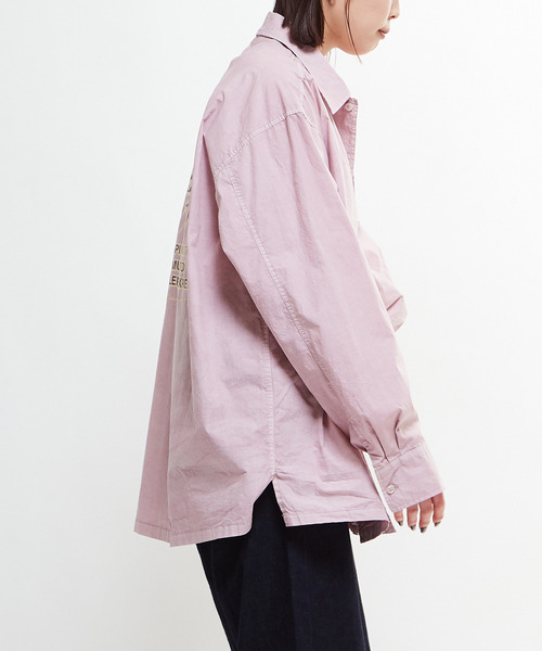 CONVERSE TOKYO(コンバーストウキョウ)の「PIGMENT DYE CONSTELLATION BACK PRINT SHIRT(シャツ/ブラウス・レディース・ピンク/ホワイト/ブラック・SMALL/MEDIUM)」の19枚目の写真