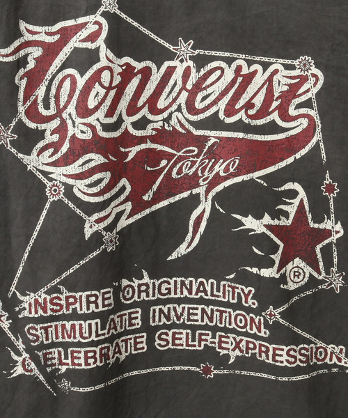 CONVERSE TOKYO(コンバーストウキョウ)の「PIGMENT DYE CONSTELLATION BACK PRINT SHIRT(シャツ/ブラウス・レディース・ピンク/ホワイト/ブラック・SMALL/MEDIUM)」の4枚目の写真