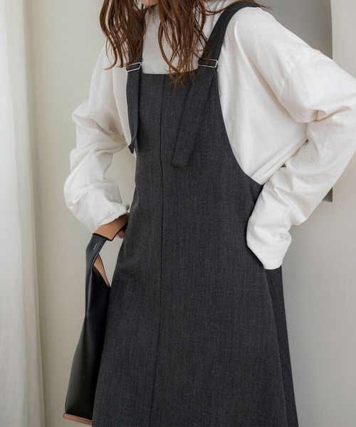 【新品未使用タグ付きのまま】ゆう様　ルフィル　2WAYツイルジャンパースカート 2WAY ツイルジャンパースカート（ジャンパースカート）｜LE PHIL