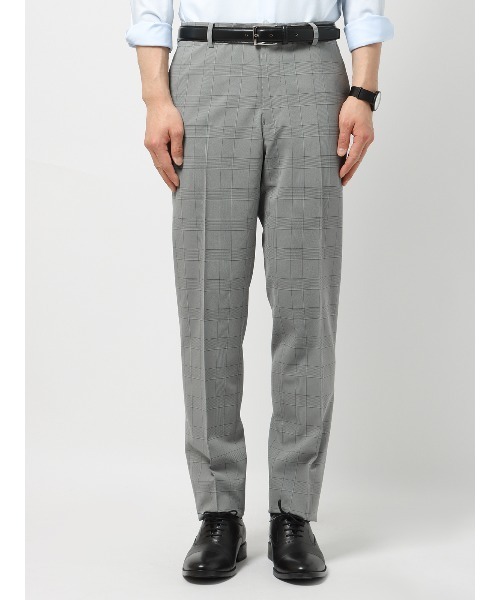 SUIT SQUARE(スーツスクエア)の「涼しい最高パンツ テーパードパンツ ウォッシャブル NON IRON グレンチェック RS07(スラックス・メンズ・グレー系/ネイビー系・M(79cm)/SS(73cm)/S(76cm)/3L(88cm)/LL(85cm)/L(82cm))」の22枚目の写真
