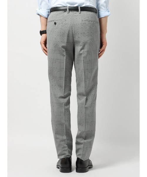 SUIT SQUARE(スーツスクエア)の「涼しい最高パンツ テーパードパンツ ウォッシャブル NON IRON グレンチェック RS07(スラックス・メンズ・グレー系/ネイビー系・M(79cm)/SS(73cm)/S(76cm)/3L(88cm)/LL(85cm)/L(82cm))」の20枚目の写真