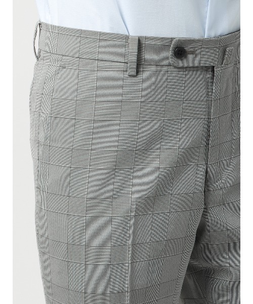 SUIT SQUARE(スーツスクエア)の「涼しい最高パンツ テーパードパンツ ウォッシャブル NON IRON グレンチェック RS07(スラックス・メンズ・グレー系/ネイビー系・M(79cm)/SS(73cm)/S(76cm)/3L(88cm)/LL(85cm)/L(82cm))」の19枚目の写真