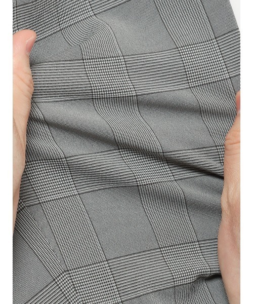 SUIT SQUARE(スーツスクエア)の「涼しい最高パンツ テーパードパンツ ウォッシャブル NON IRON グレンチェック RS07(スラックス・メンズ・グレー系/ネイビー系・M(79cm)/SS(73cm)/S(76cm)/3L(88cm)/LL(85cm)/L(82cm))」の16枚目の写真