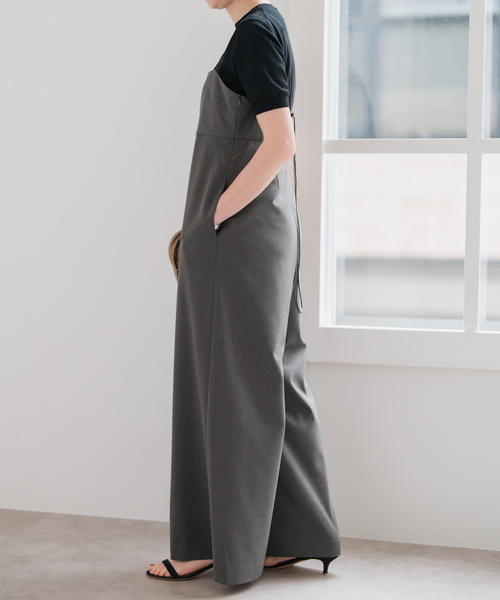 Spick & Span リネンライクキャミサロペット スピックアンドスパン Spick & Span（スピックアンドスパン）の「#リネンライクキャミ