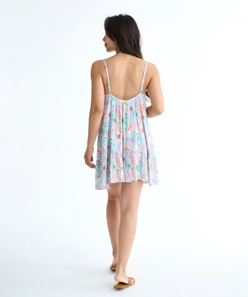 BILLABONG（ビラボン）の「BILLABONG レディース 【TROPICAL HIGHS】 BEACH VIBES CVRUP PRINT ワンピース 【2025年春夏モデル】/ビラボン花柄ミニワンピース（ワンピース・レディース・マルチ・SMALL）」の2枚目の写真