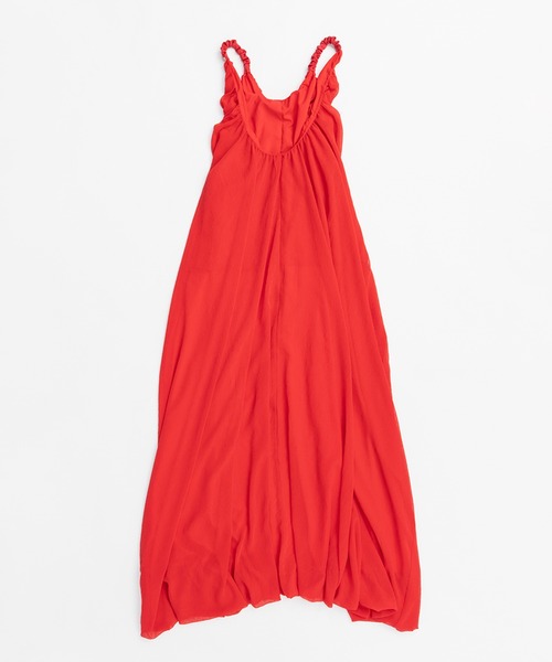 PRANK PROJECT（プランクプロジェクト）の「ギャザーバルーンドレス / Gathered Balloon Dress（ドレス・レディース・レッド/ホワイト/ブラック・36/38）」の10枚目の写真