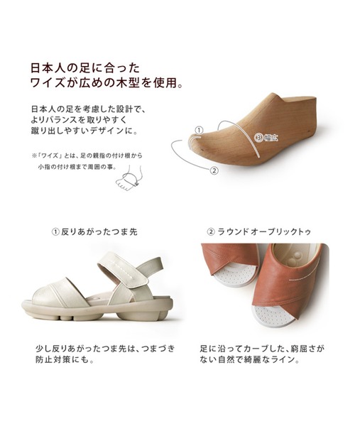 Re:getA（リゲッタ）の「2ball TB201　バックストラップサンダル（サンダル・レディース・ブラック/ダークブラウン/オレンジ/アイボリー/レッド/グレー/イエロー・LL/L/S/M）」の13枚目の写真