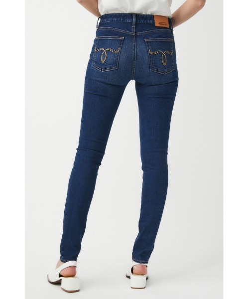 極美品✨マウジー WF Rebirth embroidery SKINNY 27 MOUSSY マウジー moussy WF Rebirth embroidery SKINNY （ダーク
