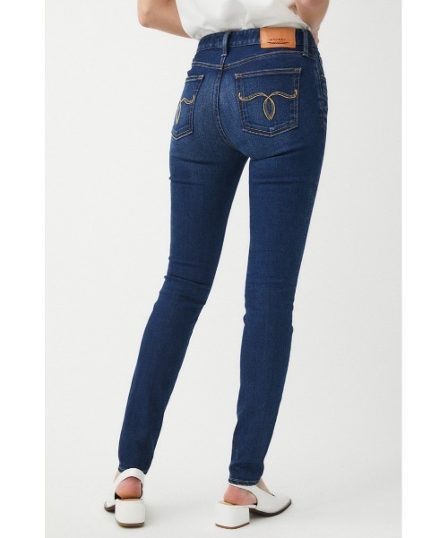 極美品✨マウジー WF Rebirth embroidery SKINNY 27 MOUSSY マウジー moussy WF Rebirth embroidery SKINNY （ブルー