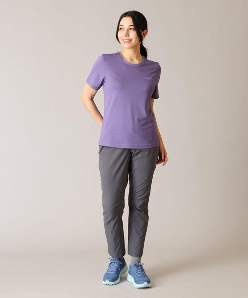 Columbia(コロンビア)の「UVカット Columbia/ ワイルドスプリングス ショートスリーブ Tシャツ /コロンビア(Tシャツ/カットソー・レディース・ブラック/グレー/グリーン/ネイビー/ブルー系その他/パープル/ブラック系その他/ブルー・M/L/S/XL)」の17枚目の写真