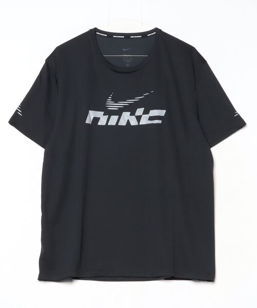 NIKE（ナイキ）の「ナイキ NIKE ナイキ DF UV MILER FLASH S/S トップ（Tシャツ/カットソー・メンズ・ホワイト/ブラック/ブルー・S/M/L/LL/3L）」の3枚目の写真
