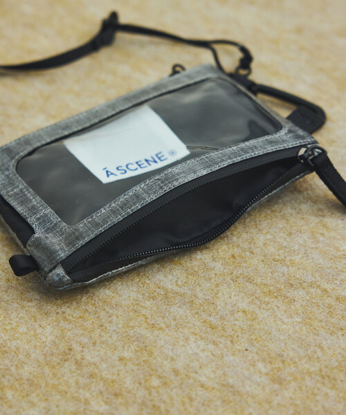 A SCENE(エーシーン)の「A SCENE/エーシーン Dock in pouch with Dyneema ドックイン ポーチ ウィズ ダイニーマ(ショルダーバッグ・メンズ・ホワイト/ブラック・ONE SIZE)」の14枚目の写真