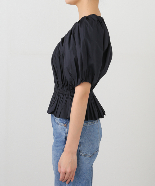 MERLETTE/マーレット】Scoop Neck Blouse（シャツ/ブラウス