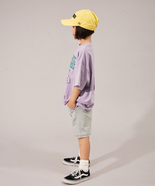 PAIRMANON STREET（ペアマノンストリート）の「【摩擦に強いミニ裏毛】【PAIRMANON STREET】ショート ペインターパンツ（その他パンツ・キッズ・ブラウン/パープル/グレー/ブラック・110/160/130/100/90/140/120/150）」の18枚目の写真