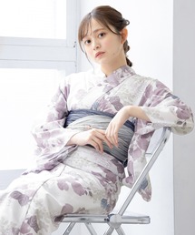 SOUBIEN（ソウビエン）の「“初心者でもプロの着姿”新二部式 セパレート浴衣3点セット（上衣・下衣・おはしょり布＋帯＋伊達締)【SOUBIEN】（浴衣）」