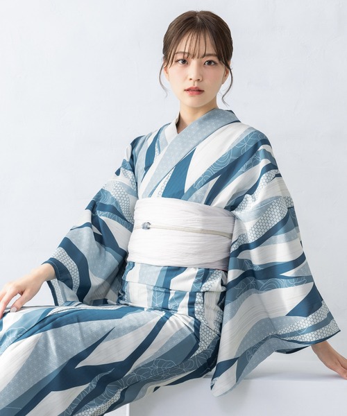 セール】“初心者でもプロの着姿”新二部式 セパレート浴衣3点セット