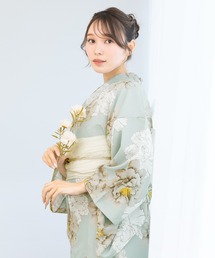 初心者でもプロの着姿”新二部式 セパレート浴衣3点セット（上衣・下衣