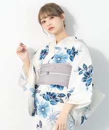SOUBIEN（ソウビエン）の「“初心者でもプロの着姿”新二部式 セパレート浴衣3点セット（上衣・下衣・おはしょり布＋帯＋伊達締)【SOUBIEN】（浴衣）」