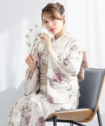 SOUBIEN（ソウビエン）の「“初心者でもプロの着姿”新二部式 セパレート浴衣3点セット（上衣・下衣・おはしょり布＋帯＋伊達締)【SOUBIEN】（浴衣）」
