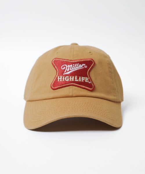 AMERICAN NEEDLE(アメリカンニードル)の「【AMERICAN NEEDLE/アメリカンニードル】Miller High Life Beer Twill Adjuster Baseball Cap(キャップ・メンズ・ブラウン・FREE)」の2枚目の写真