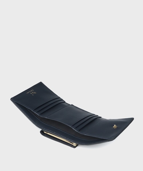 Paul Smith(ポールスミス)の「ミックスドゥードゥル 3つ折りがま口財布 / 555409 W722(財布・レディース・ピンク/ベージュ/ミント/ネイビー・FREE)」の21枚目の写真