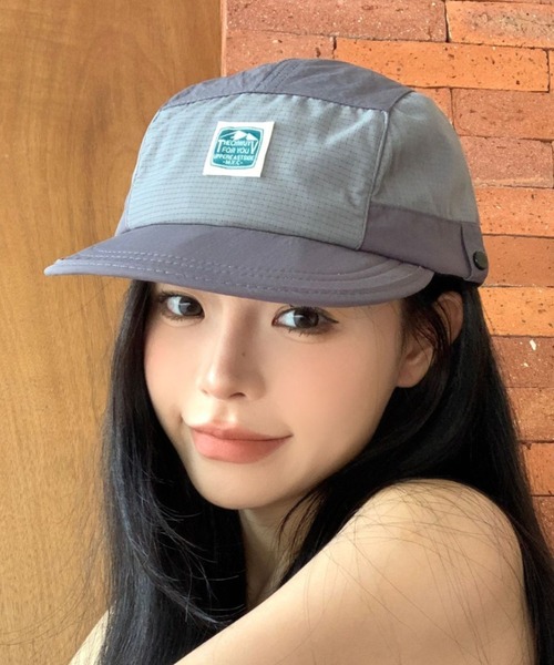 Vipoa（ヴィポア）の「アメリカンストリートビルキャップ（キャップ・レディース・グレー/イエロー・FREE）」の5枚目の写真