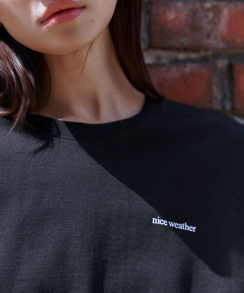 NICE WEATHER＞チューブラー Tシャツ（Tシャツ/カットソー
