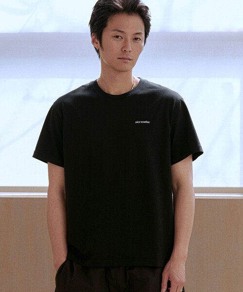 NICE WEATHER＞チューブラー Tシャツ（Tシャツ/カットソー
