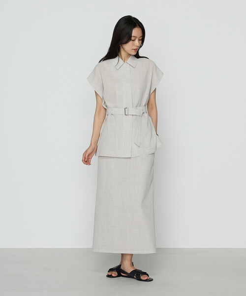 COMME CA（コムサ）の「シアーボイル ジレ（ベスト・レディース・ダークブラウン/キナリ・9号/11号）」の11枚目の写真