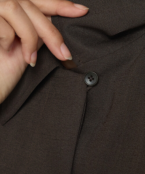 COMME CA（コムサ）の「シアーボイル ジレ（ベスト・レディース・ダークブラウン/キナリ・9号/11号）」の18枚目の写真