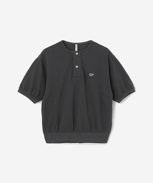 SCYE BASICS | 〈別注〉コットンピケ ヘンリーネックTシャツ