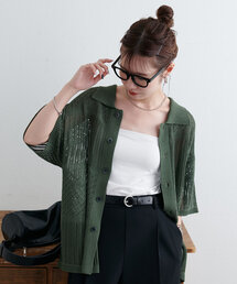 DISCOAT | 【ユニセックス】スカシアミニットカーディガン(カーディガン/ボレロ)