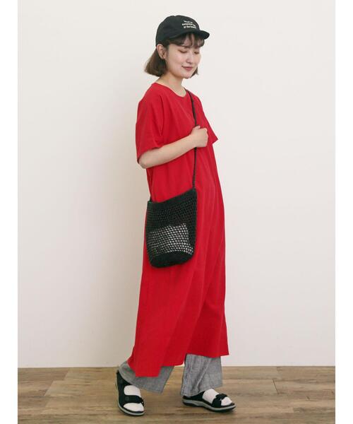 Samansa Mos2（サマンサ モスモス）の「【S/Mサイズ】◎綿麻ワンピース（ワンピース・レディース・レッド/キナリ/ブルー/ブラック・S/M）」の12枚目の写真