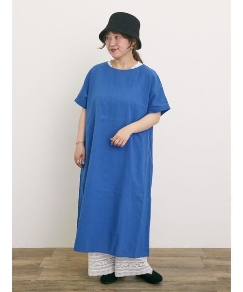 Samansa Mos2（サマンサ モスモス）の「【S/Mサイズ】◎綿麻ワンピース（ワンピース・レディース・レッド/キナリ/ブルー/ブラック・S/M）」の21枚目の写真