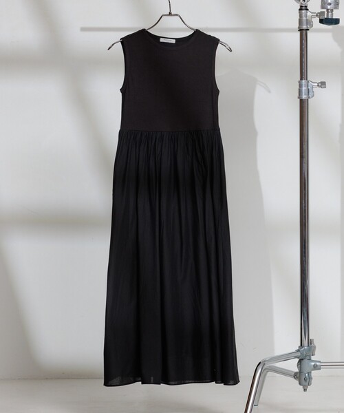 超美品 エストネーション ウールドッキングワンピース 切替