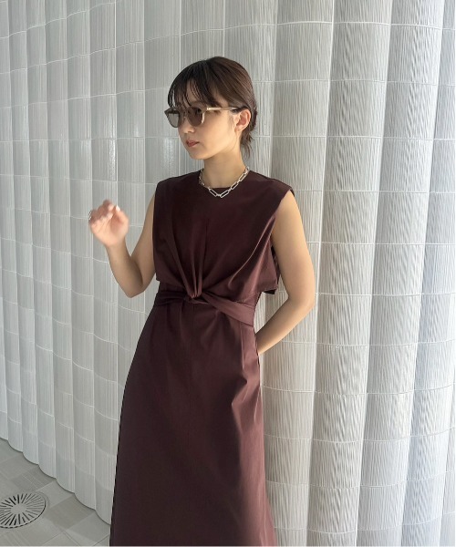 MEDI WASHABLE WAIST ROLL DRESS（ワンピース）｜Ameri（アメリ