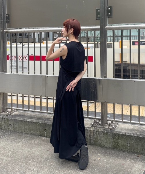 【公式サイト】正規ブランド品通販 MEDI DRESS（ワンピース）｜Ameri（アメリ ROLL WAIST WASHABLE ワンピース