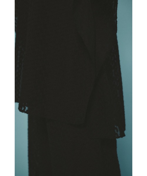 HeRIN.CYE オーバーサイズ スウェット 黒 HeRIN.CYE - オーバーサイズ ジレ - Over size gillet - KHIKI