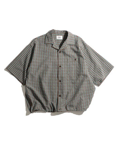 Battenwear シアサッカー　オープンカラーシャツ　M Pilgrim Battenwear シアサッカー オープンカラーシャツ M Pilgrim