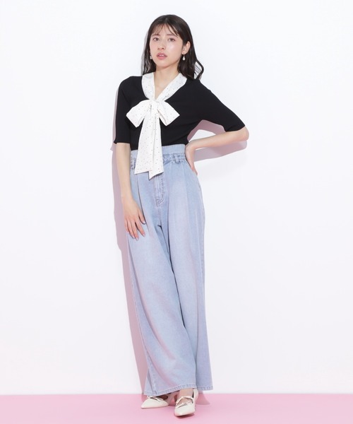 ◇ボウタイリブニット（ニット/セーター）｜JILL by JILL STUART