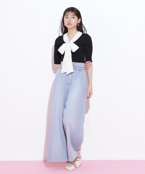 jillbyjillstuart リブニット 前後2way変形リブニット | JILL by JILL STUART（ジル バイ ジル