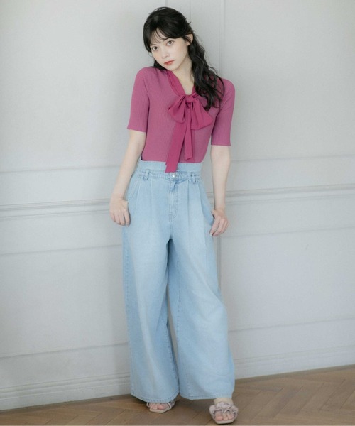 ◇ボウタイリブニット（ニット/セーター）｜JILL by JILL STUART
